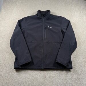 Slumberjack Men's Large Black Softshell Full Zip Jacket